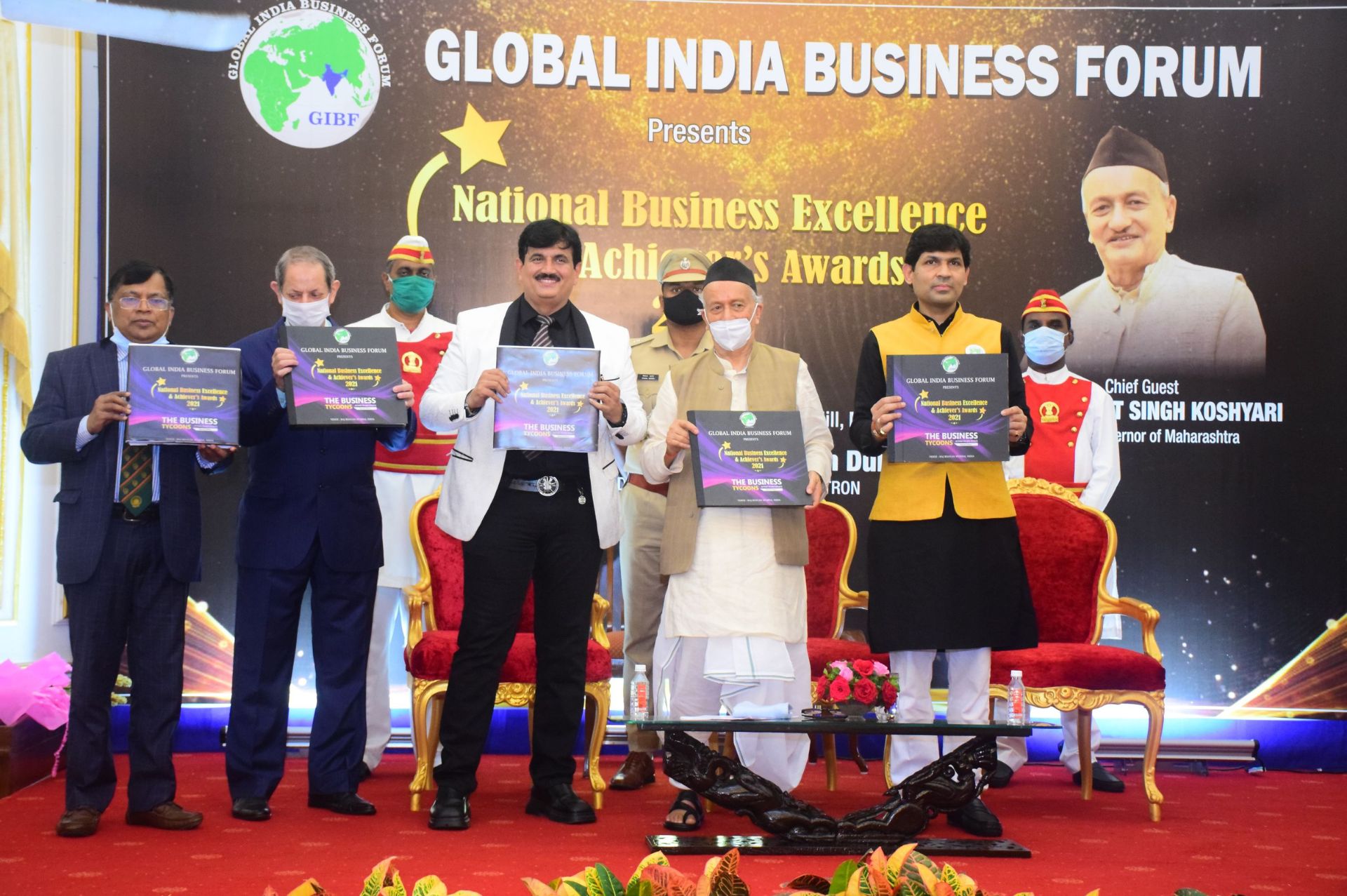 Inauguration of The Business Tycoons Magazine in GIBF National Business Excellence and Achievers Awards