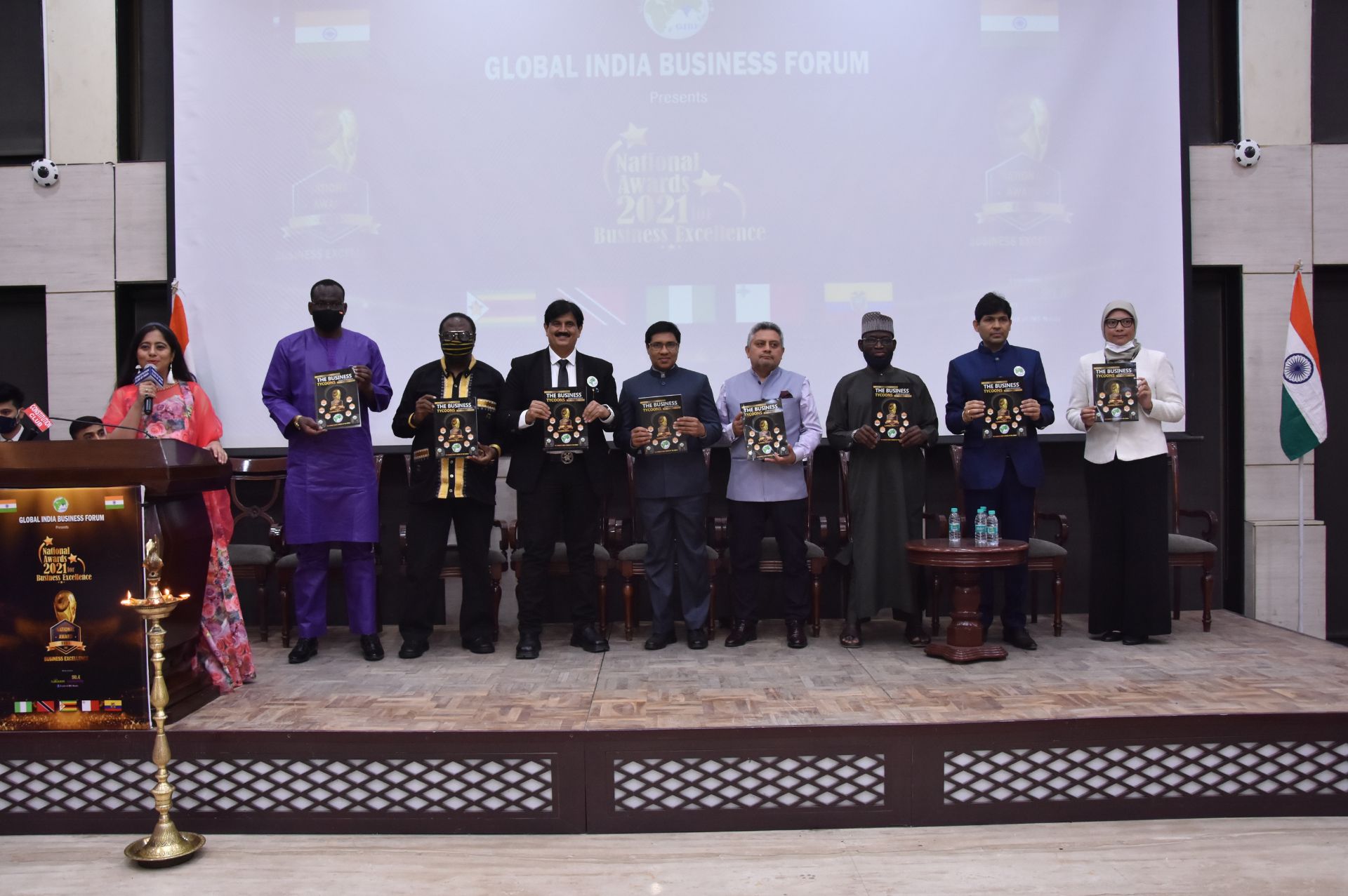 Inauguration of The Business Tycoons Magazine in  National Award for Business Excellence 2021