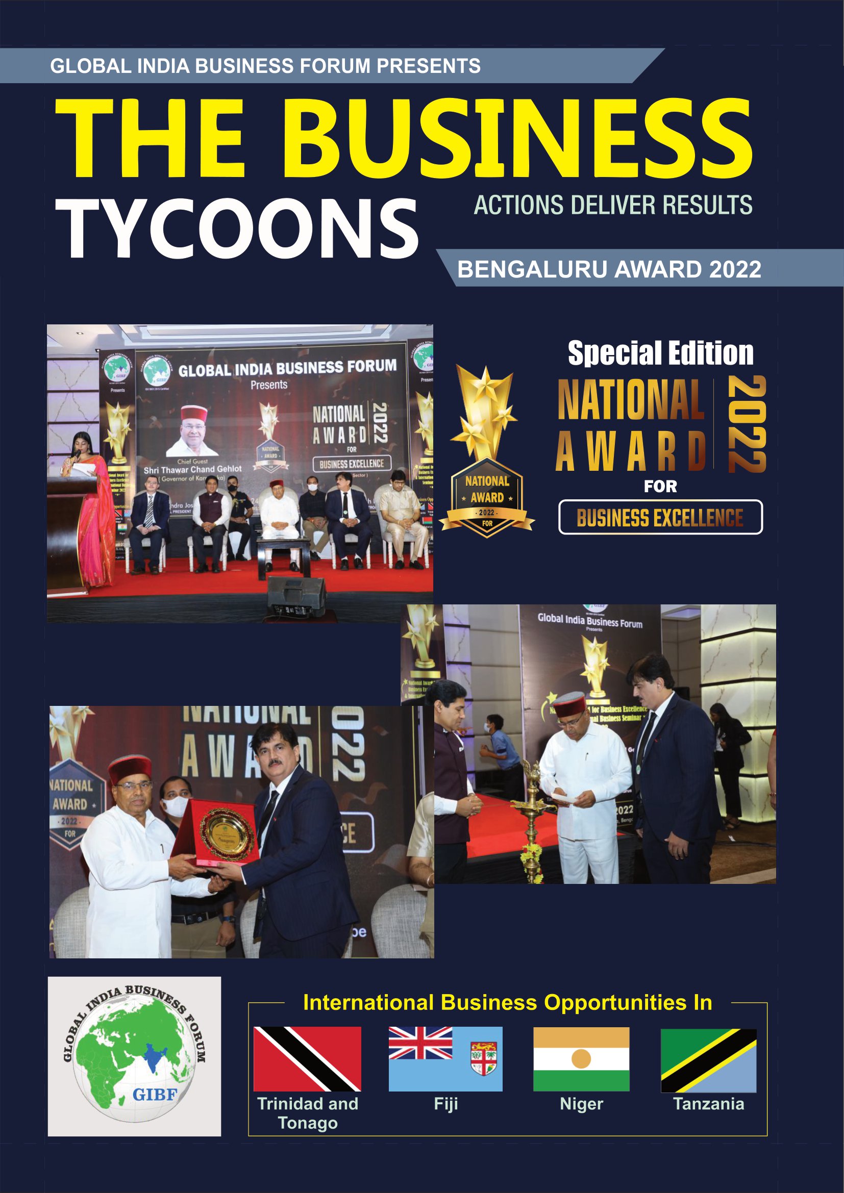 The Business Tycoons  National Awards for Business Excellence Bengaluru - 2022