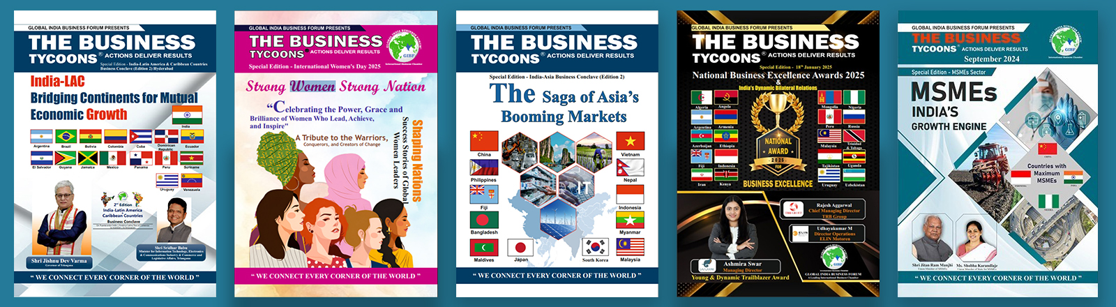 The Business Tycoons 2024 Magazine Slider Cover Page