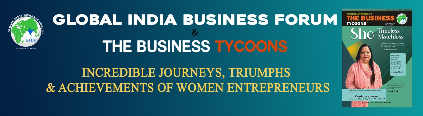 The Business Tycoons  She timeless Matchless slider