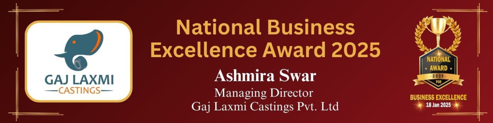 Ashmira Swar Gaj Laxmi Castings – Metal Casting Industry Leader
