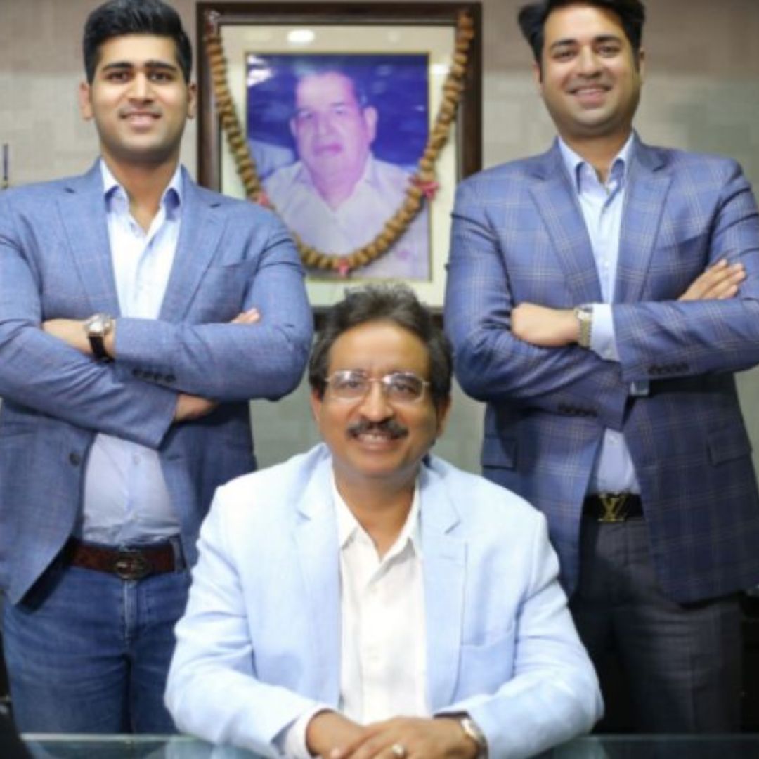 Rajesh Aggarwal, Divyansh Aggarwal, and Charrukh Goyal of TRB Group