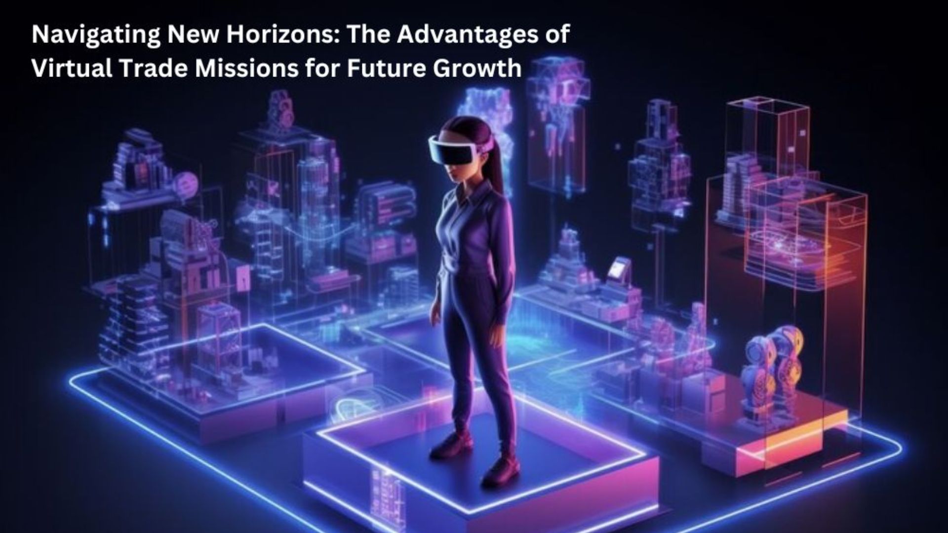 Virtual trade mission connecting global businesses through digital platforms