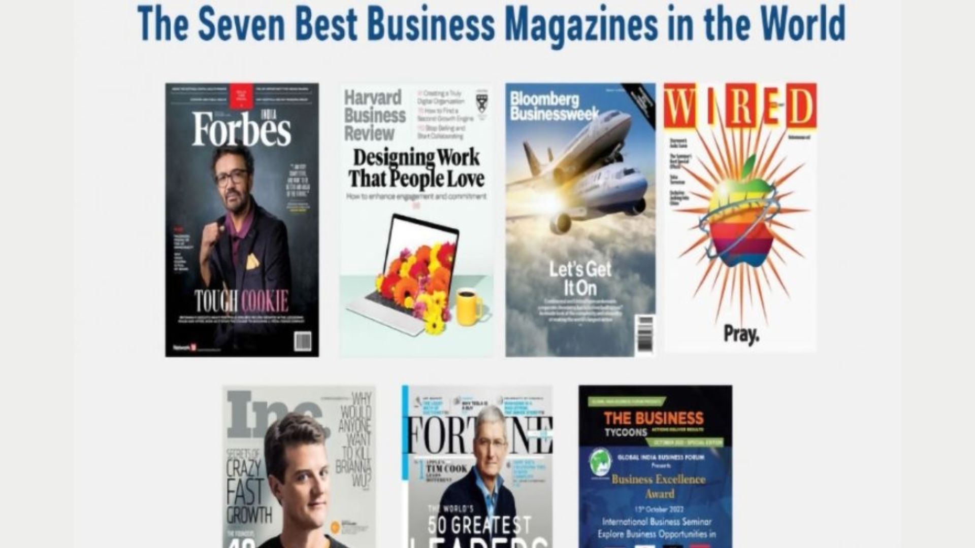 Top global business magazines for entrepreneurs and leaders
