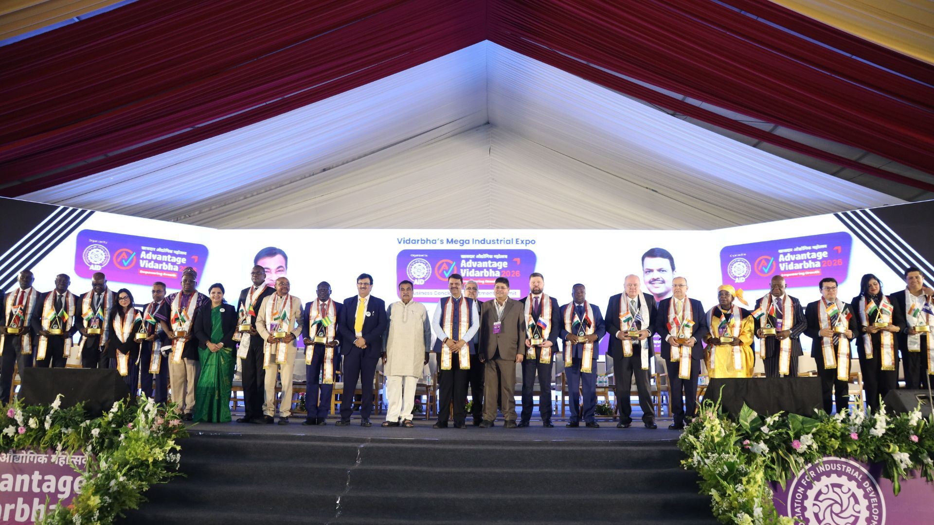 GIBF International Business Conclave at Advantage Vidarbha 2026 in Nagpur with ambassadors and global delegates