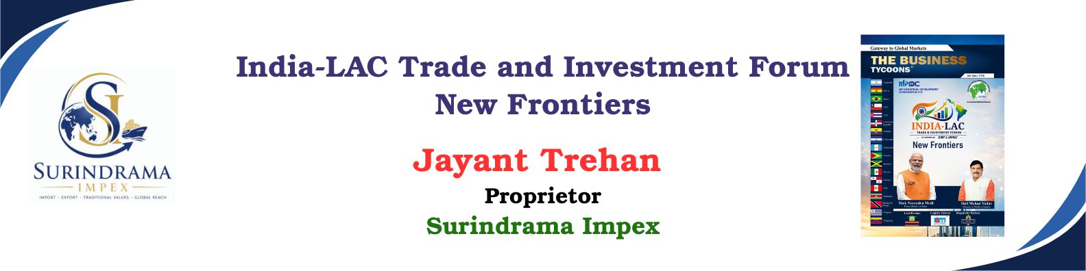 Surindrama Impex connecting Indian manufacturers with international buyers across global markets