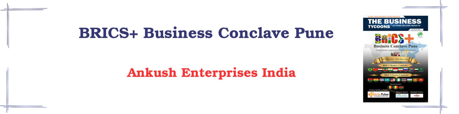 Ankush Bhujabal featured as founder of Ankush Enterprises India and successful entrepreneur