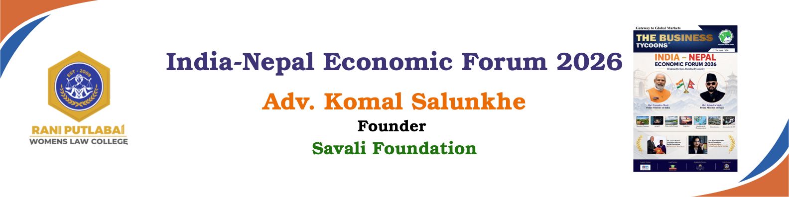 Adv. Komal Salunkhe leading women empowerment, education, legal awareness, and social welfare initiatives across Maharashtra